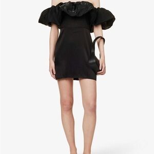 Reformation Black Strapless Dress